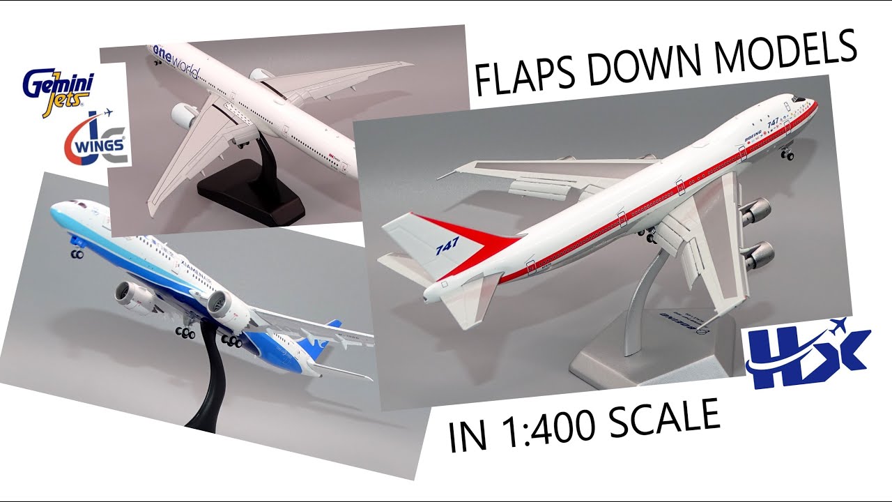 Flaps Down Models in 400 Scale
