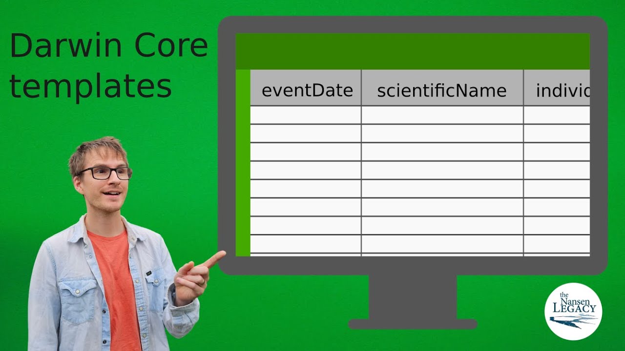 Spreadsheet templates for Darwin Core - The Nansen Legacy template generator