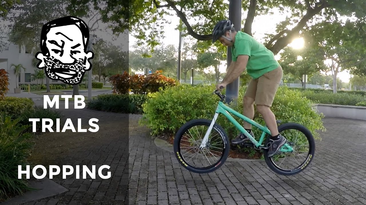 How to English bunnyhop a trials bike - MTB Trials for beginners