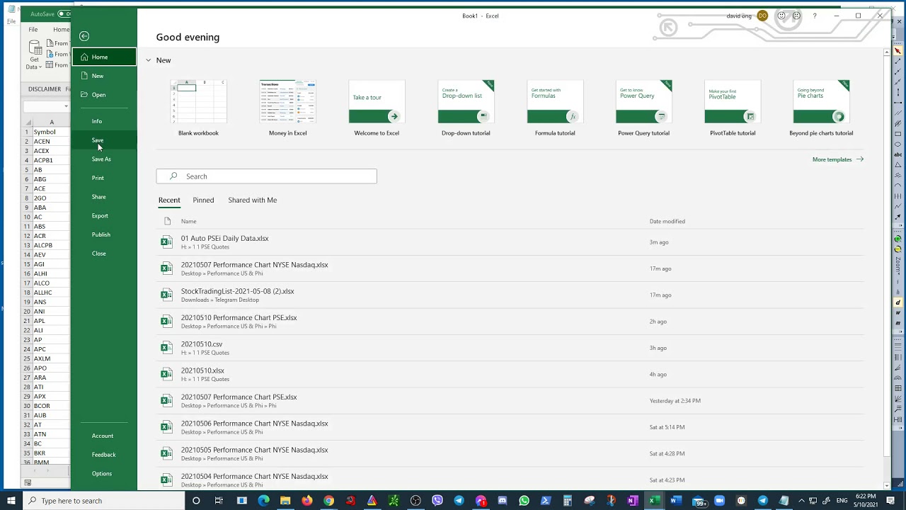PSE stocks How to transfer Data from Excel to Amibroker