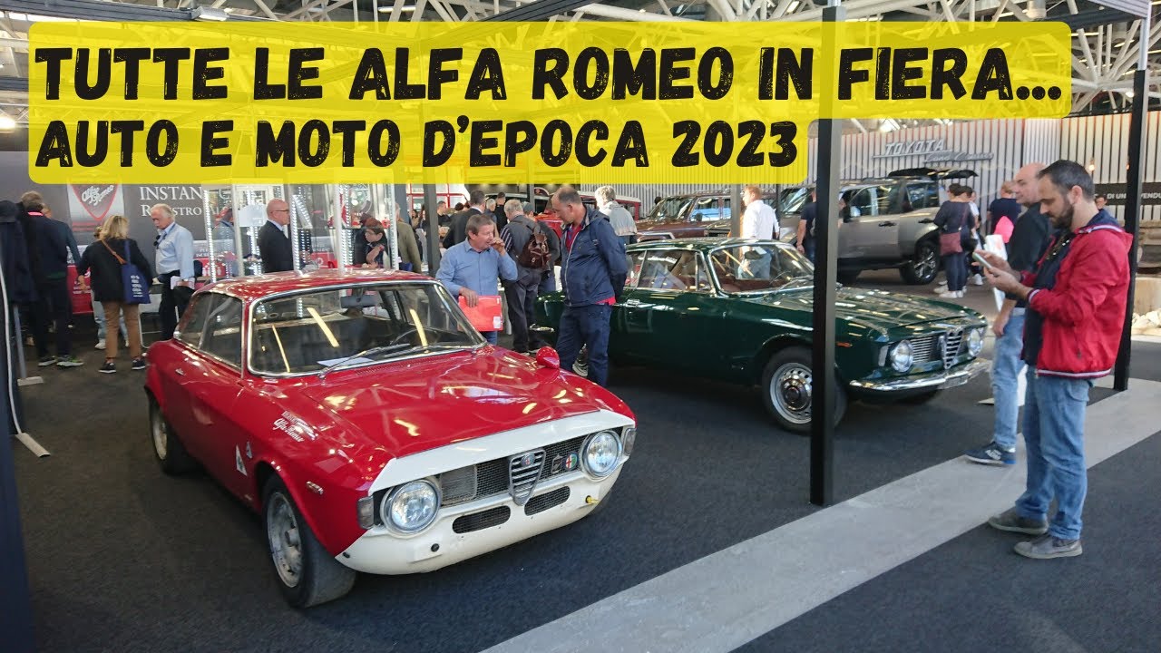 Le Alfa Romeo in Fiera ad Auto e Moto d’Epoca - Bologna 2023