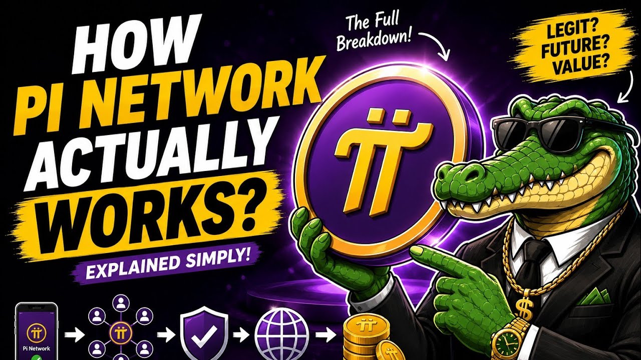 Как на самом деле работает Pi Network (простое объяснение за 8 минут)