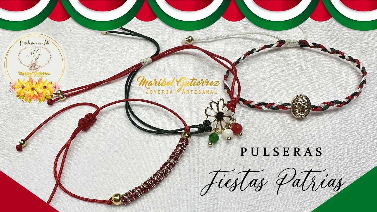 Pulseras para ¡Fiestas Patrias! 🟢⚪🔴✨