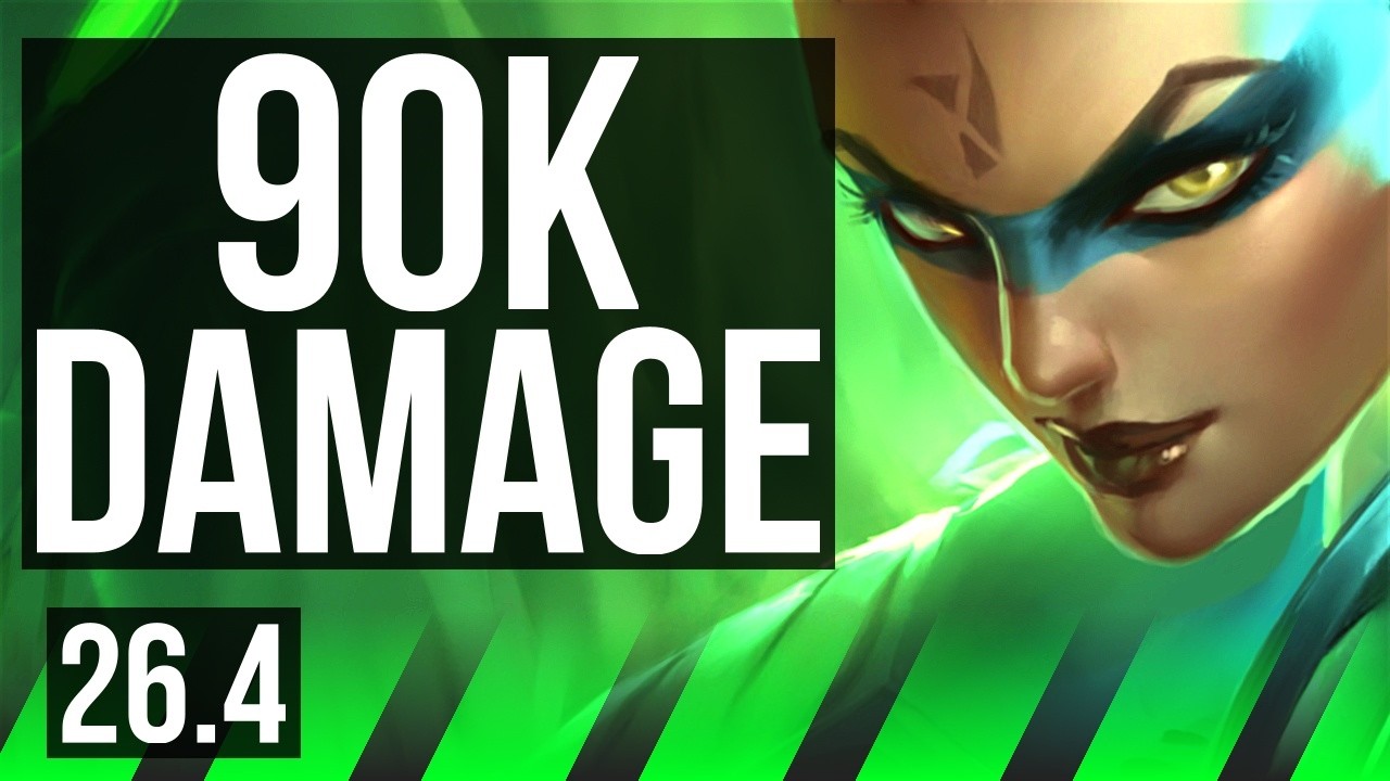 NIDALEE vs XIN ZHAO (JGL) | 90K damage | KR Master | 26.4