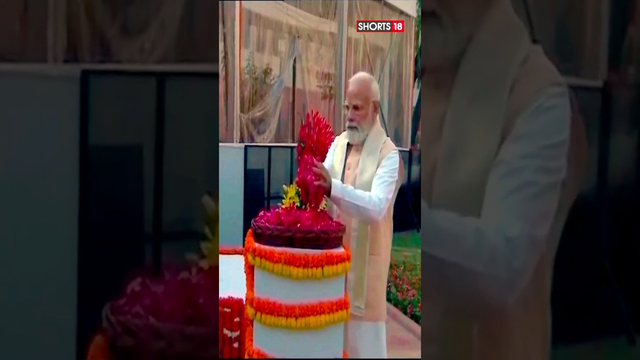 Parliament Inauguration - Puja Begins At Gandhi Statue - New Parliament Building India Inauguaration