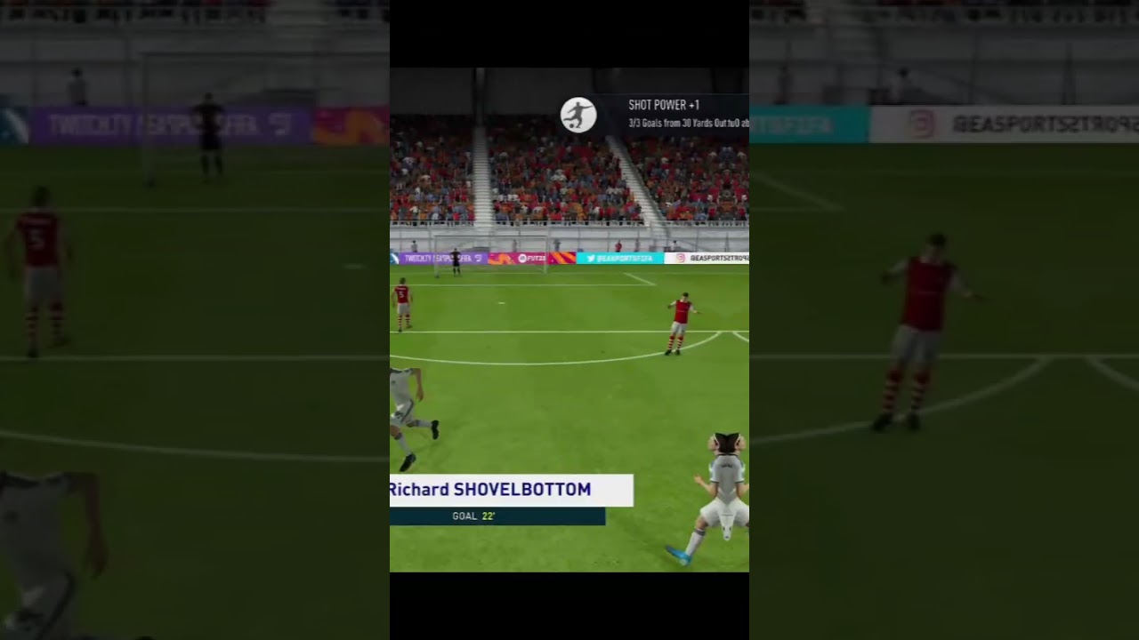 Scoring a ripper in Richard Shovelbottom&rsquo;s career mode series #shorts