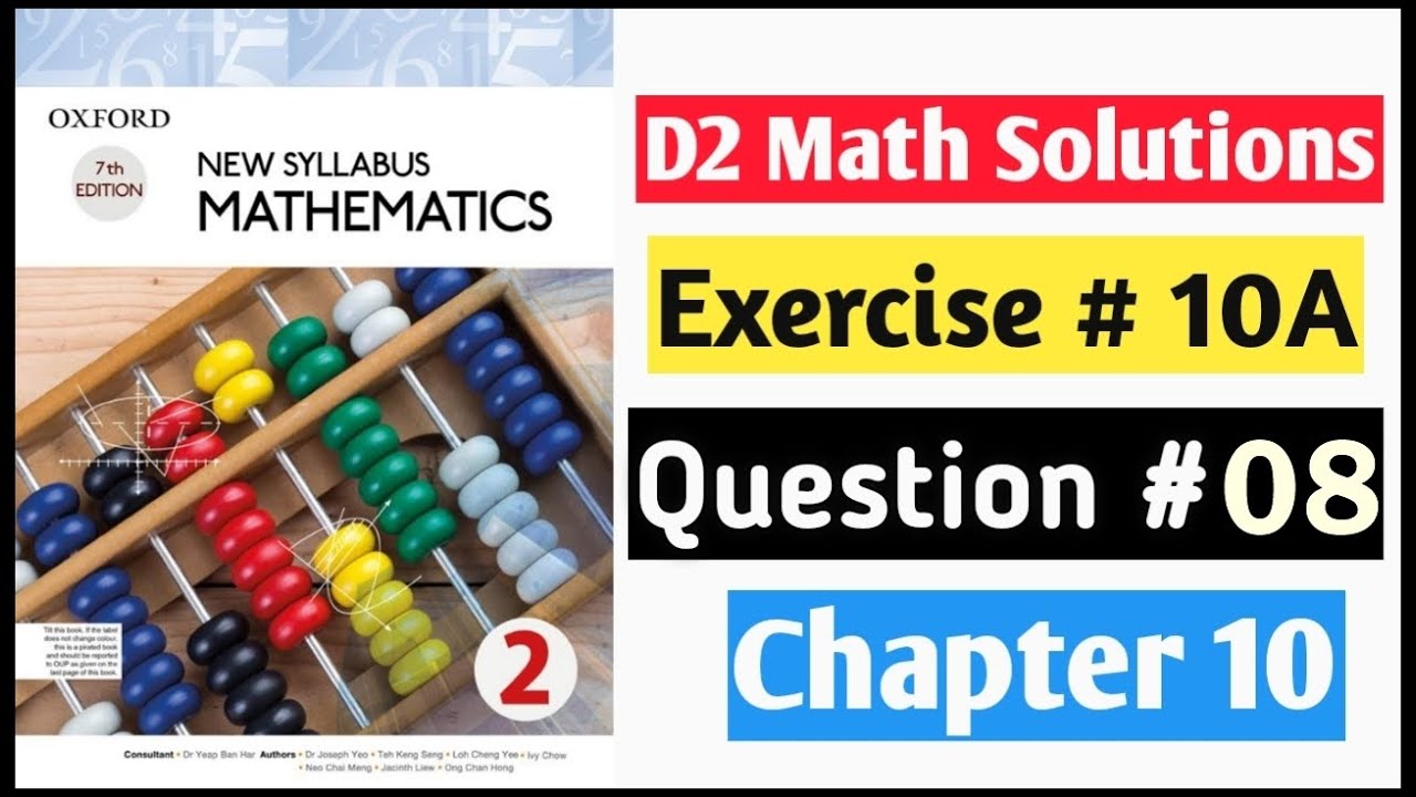 Exercise 10A Question no 8 Oxford NSM || D2|| Chapter 10 || Pythagora's Theorem || D2 Solutions