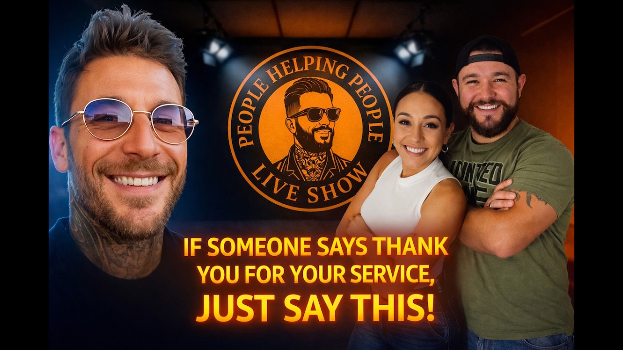 “Thank You For Your Service!”  JUST SAY THIS!