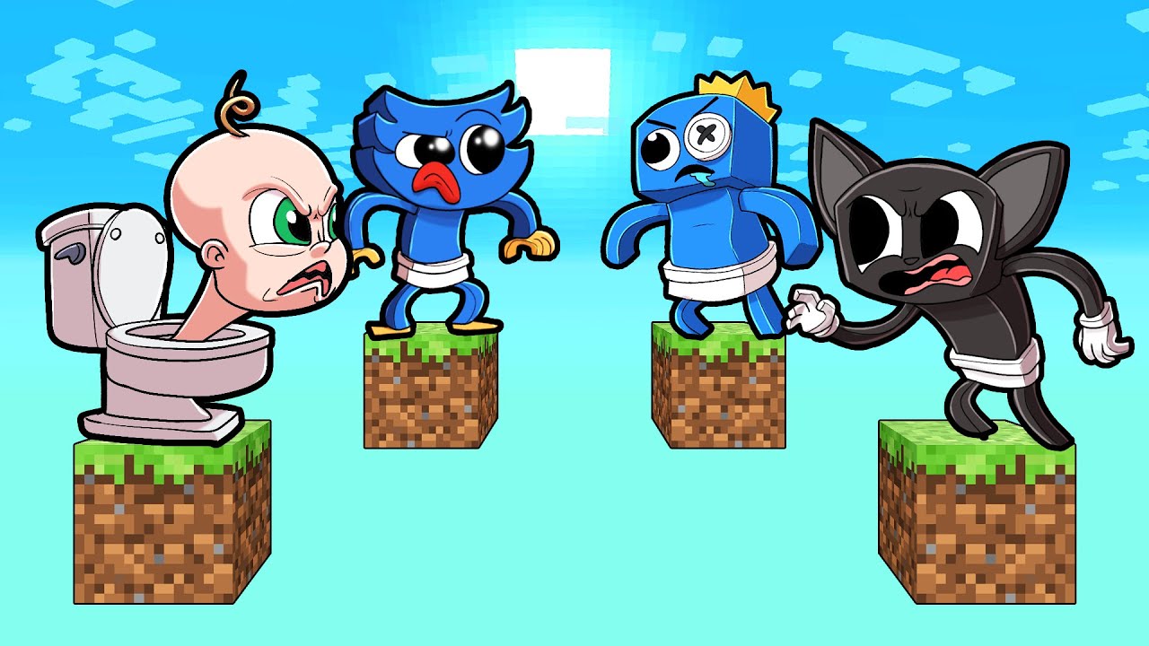 SKYBLOCK SURVIVAL with EVERY BABY MORPH!