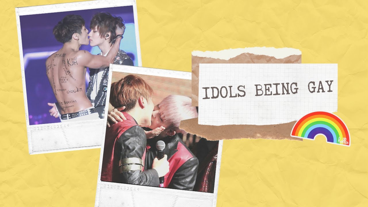 KPOP GAY MOMENTS AND IDOLS BEING IN GAY PANIC