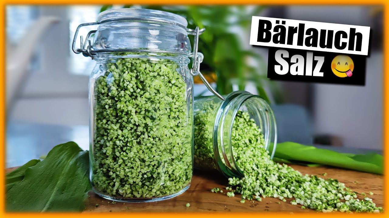 Bärlauchsalz einfach selber machen 🌱