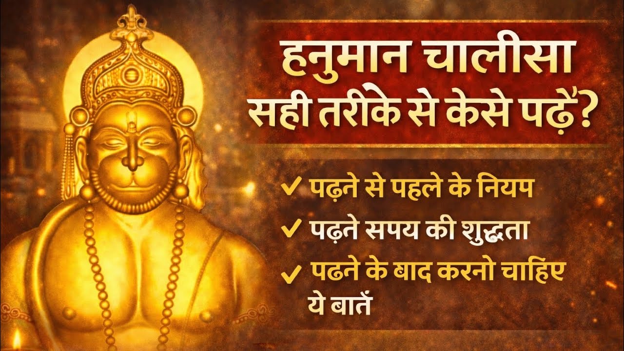 Hanuman Chalisa Paath Niyam | Sahi Vidhi, Sachchi Bhakti