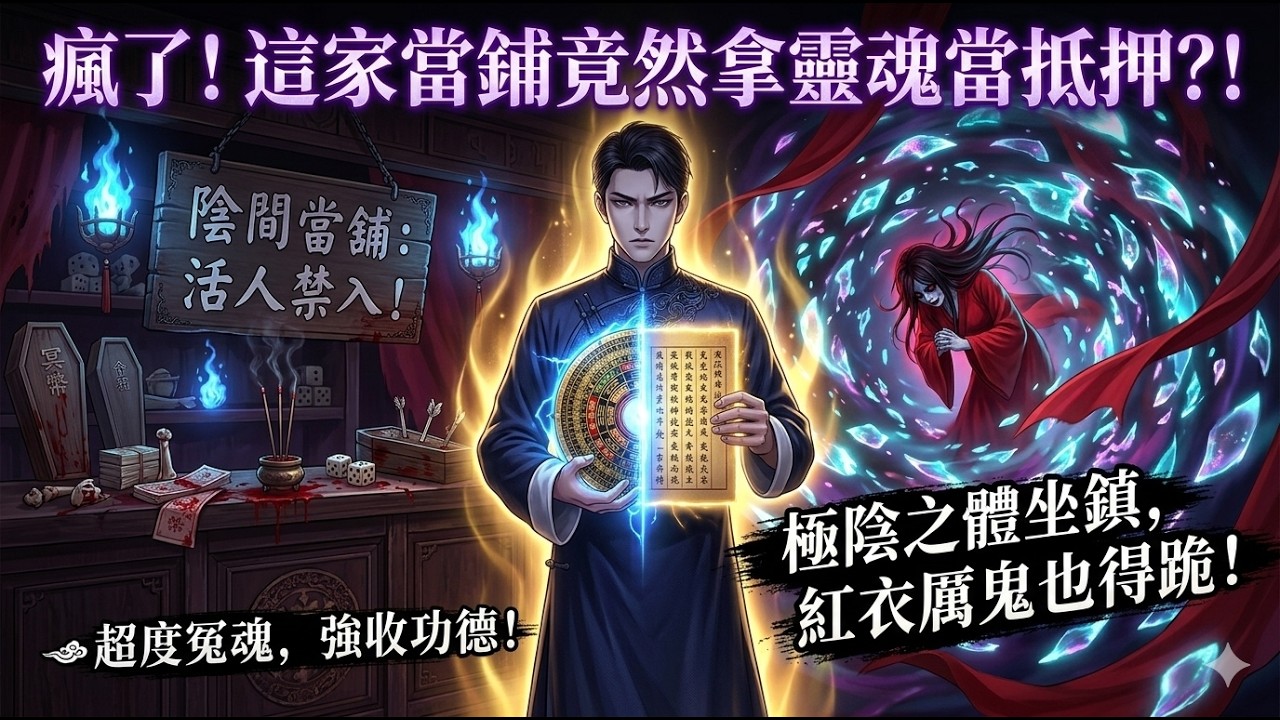 [MULTISUB] 我在郊區開當鋪，不收金銀只收靈魂？劫匪誤闖嚇到原地升天！看極陰之體如何超度冤魂、收割功德，連紅衣厲鬼都要乖乖懺悔！ | 一口氣看完 | 靈異爽劇 |中式恐怖