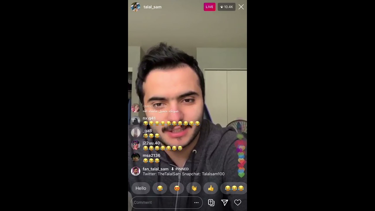 بث طلال سام | قصة زيارتهم للمستشفى المسكون و قست مع كويلي 😍😂👌🏻