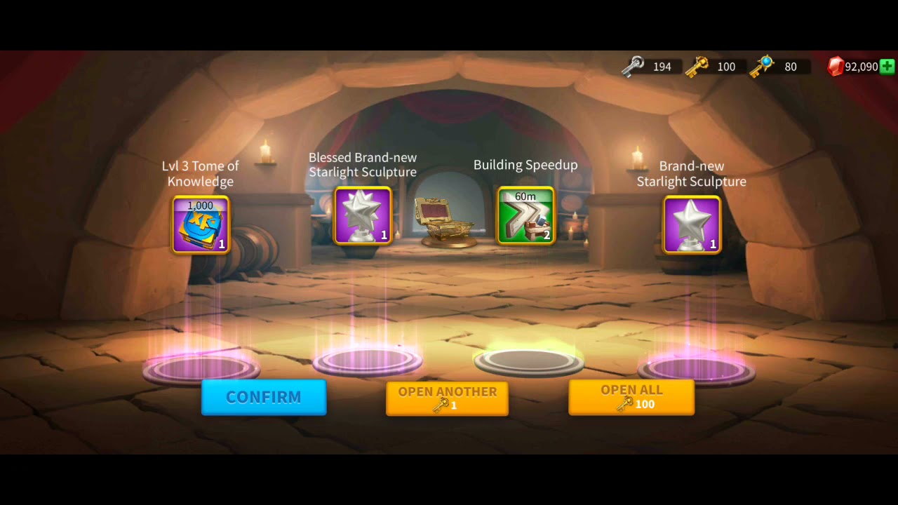 rok 2021: 100 gold key