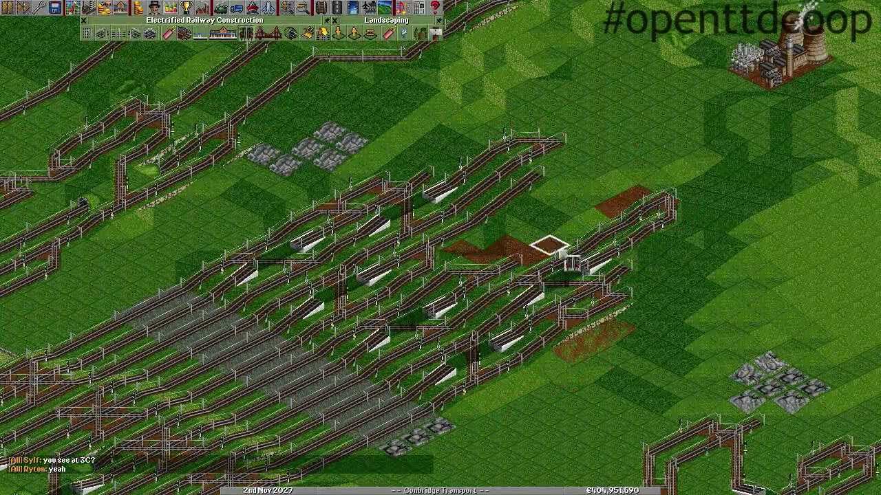 #openttdcoop PSG210 - Factory, sawmill & oil refinery time lapse