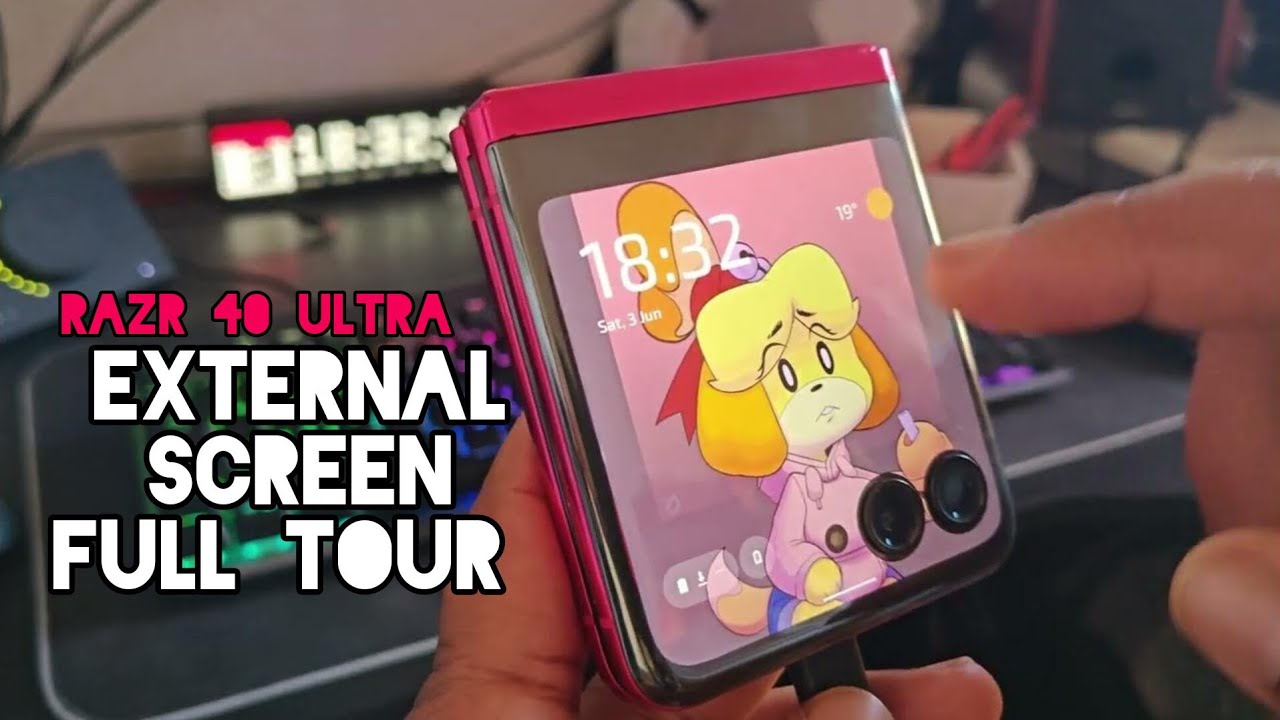 Motorola RAZR 40 ULTRA | Внешний экран, полный обзор