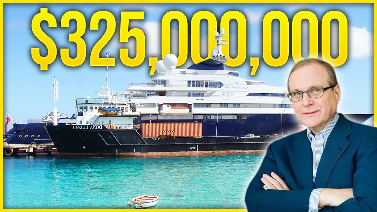 Billionaire Paul Allen's Superyacht Octopus Tour | Inside Octopus Superyacht - Design, Interior