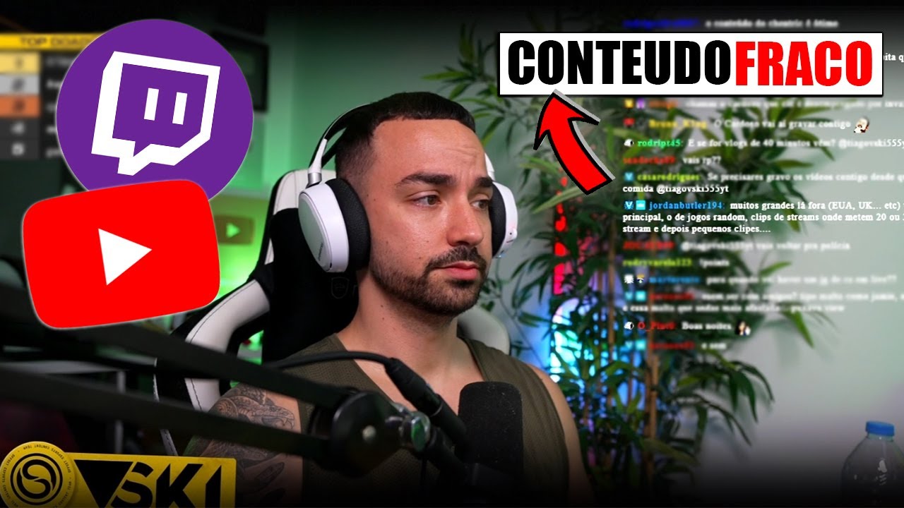 TIAGOVSKI É CRITICADO E FALA SOBRE O YOUTUBE E TWITCH EM PORTUGAL !
