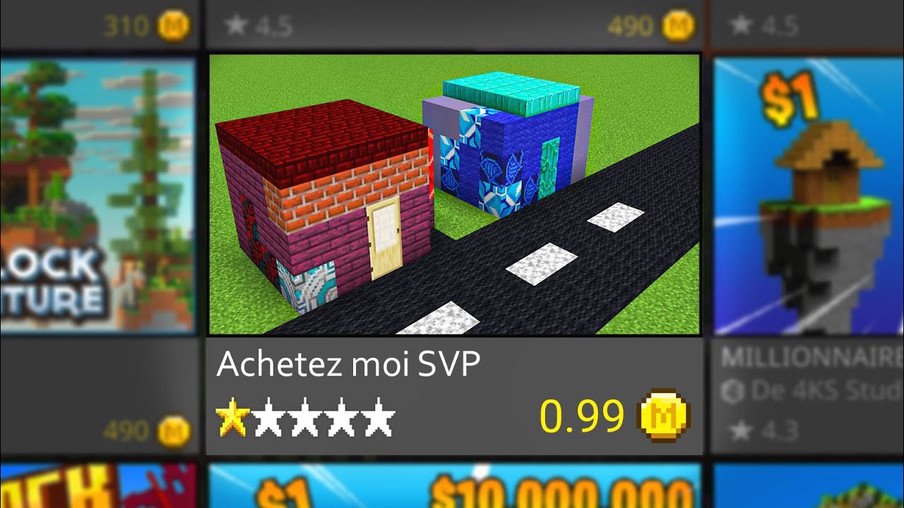 J'ai Acheté des Maps à 1€ sur Minecraft... (mauvaise idée)