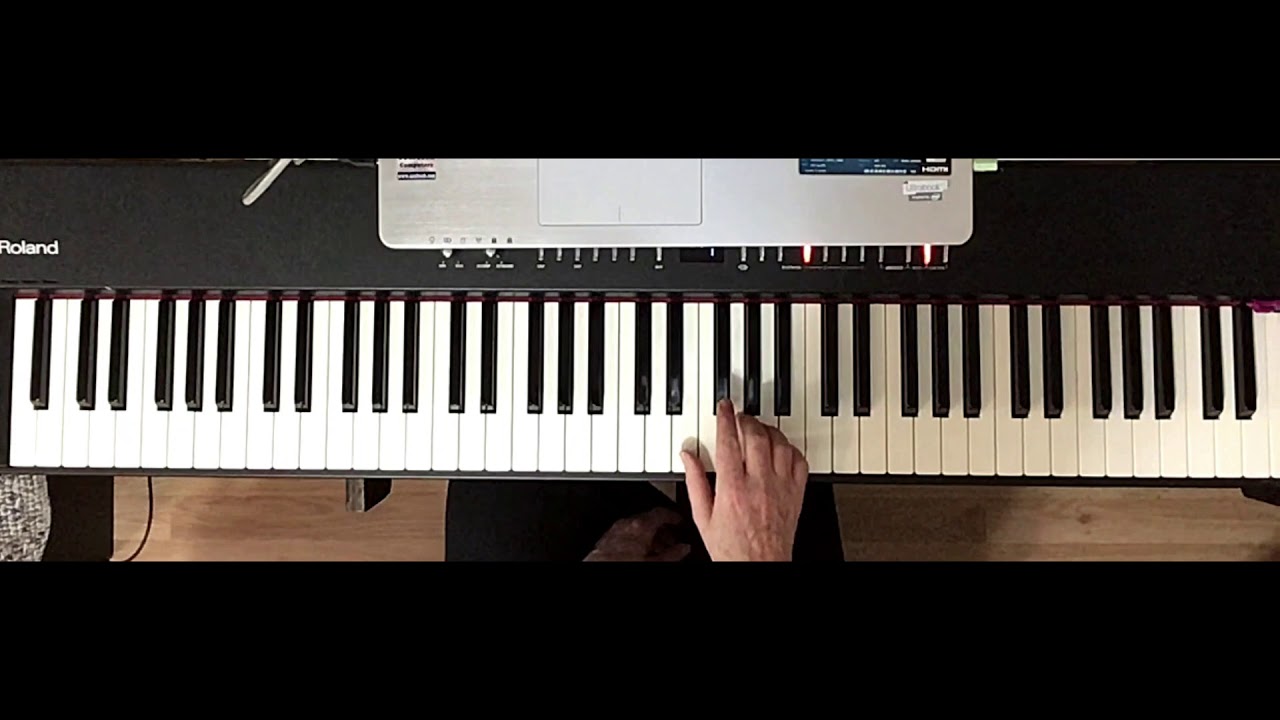 E Minor Harmonic Scale, 2 octaves, RH, LH