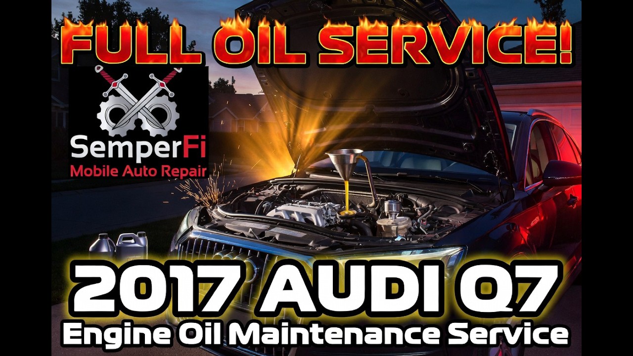2017 Audi Q7: Engine Oil Maintenance Service