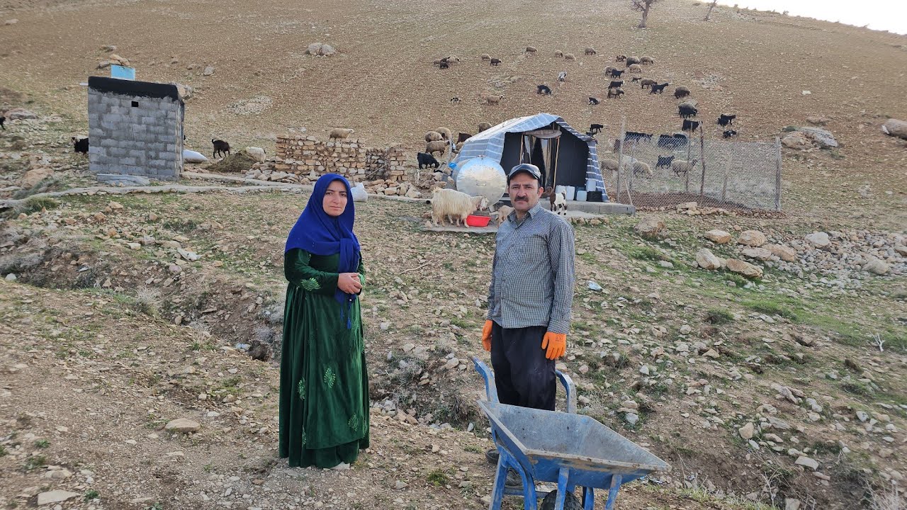 Life in the heart of the mountains;  a couple's effort to build and endure