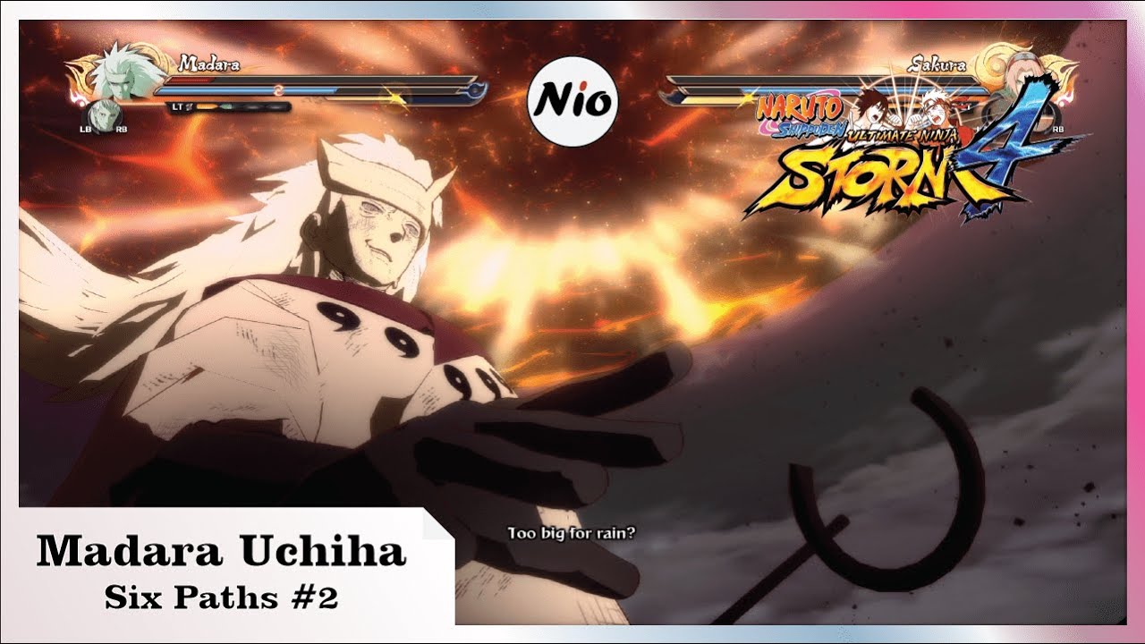 Madara vs Sasuke ~ Naruto Ultimate Ninja Storm 4, Six Paths