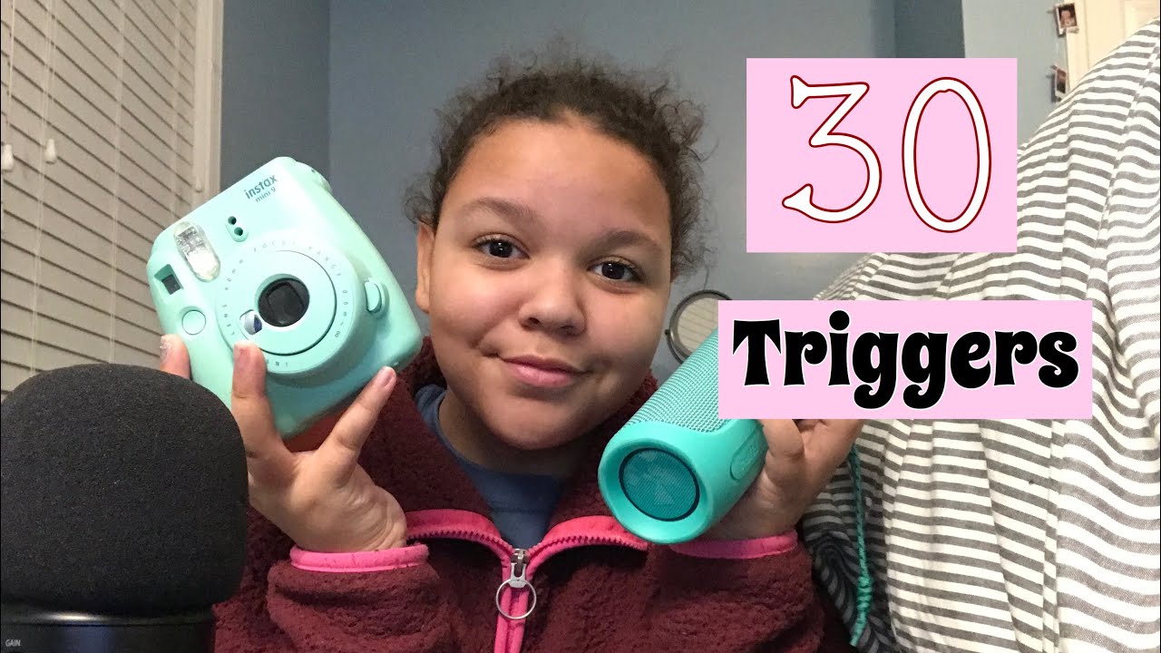 ASMR- 30 triggers in 1 minute