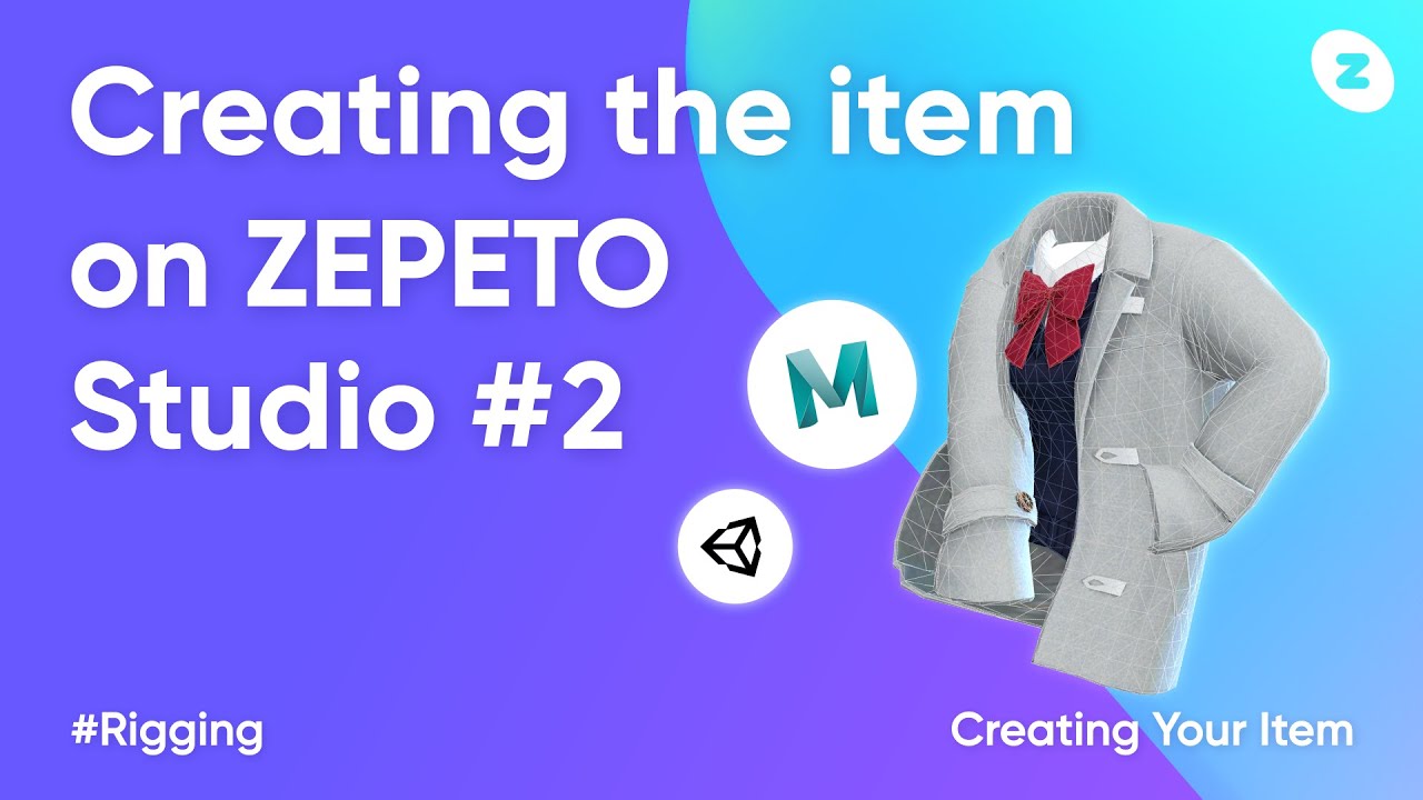 [Creating Your Item] Creating the item on ZEPETO Studio (2) #Rigging