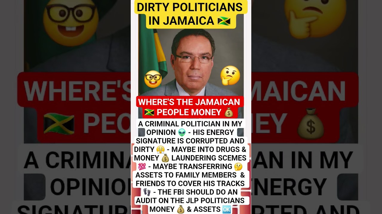 🫅✍️ RESIGN ✍️ ALL CORRUPTED JAMAICAN POLITICIANS MAKING MILLIONS - WHILE THE PEOPLE ARE SUFFERING 😳