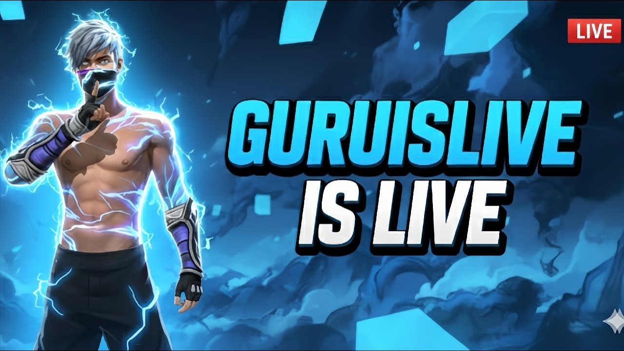 🎁 FREE FIRE CUSTOM ROOM 🔴 | Giveaway Live 😍 | GURUISLIVE