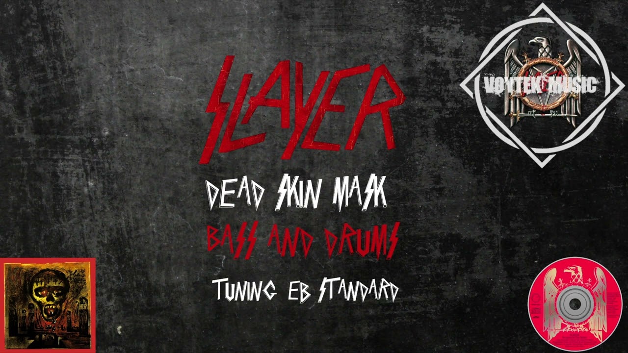 Slayer - Dead Skin Mask - MIDI Bass & Drums Only #backingtrackguitar #bassanddrums