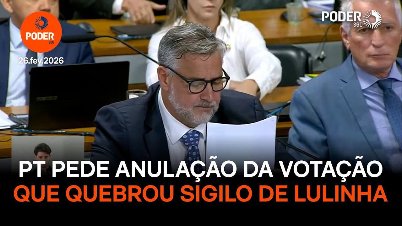 PT pede anulação da votação que quebrou sigilo de Lulinha