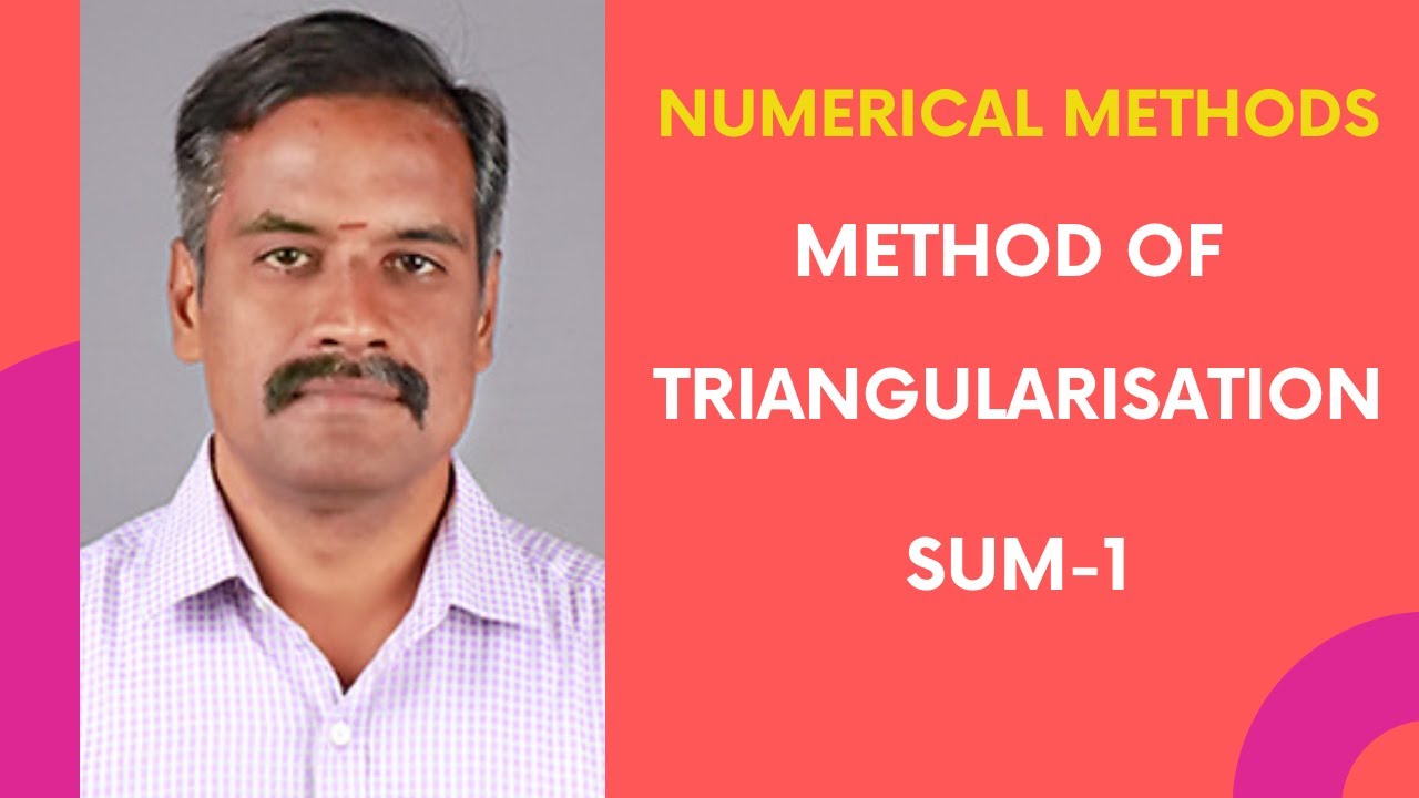 Method of Triangularisation-Sum-1