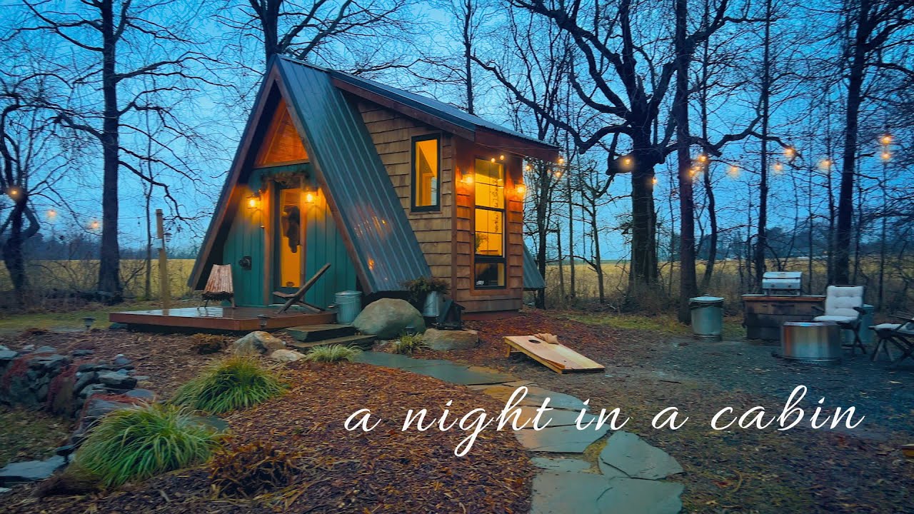 a night in a cozy farm cabin | Getaway from NYC