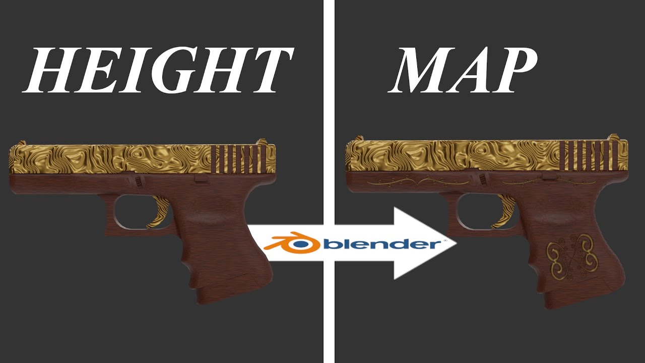 Создание скинов CSGO. Часть 2: Карта высот