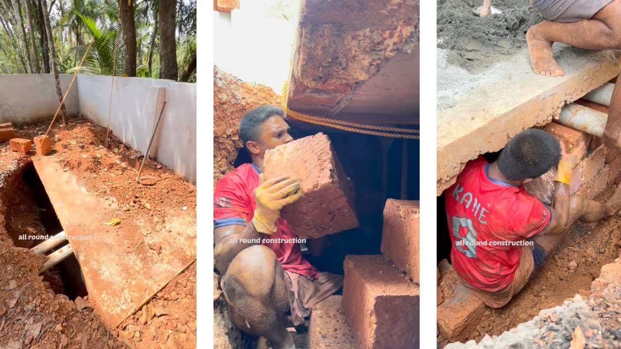7000രൂപക്ക് ഇടിഞ്ഞു വീണ കക്കൂസ് കുഴി ലൈവിൽ നന്നാക്കിയപ്പോൾ!!