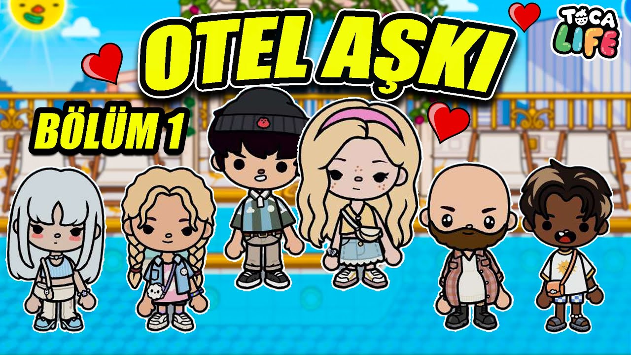 OTEL AŞKI BÖLÜM 1 | toca boca dizi Toca Life NazanNur #tocaboca