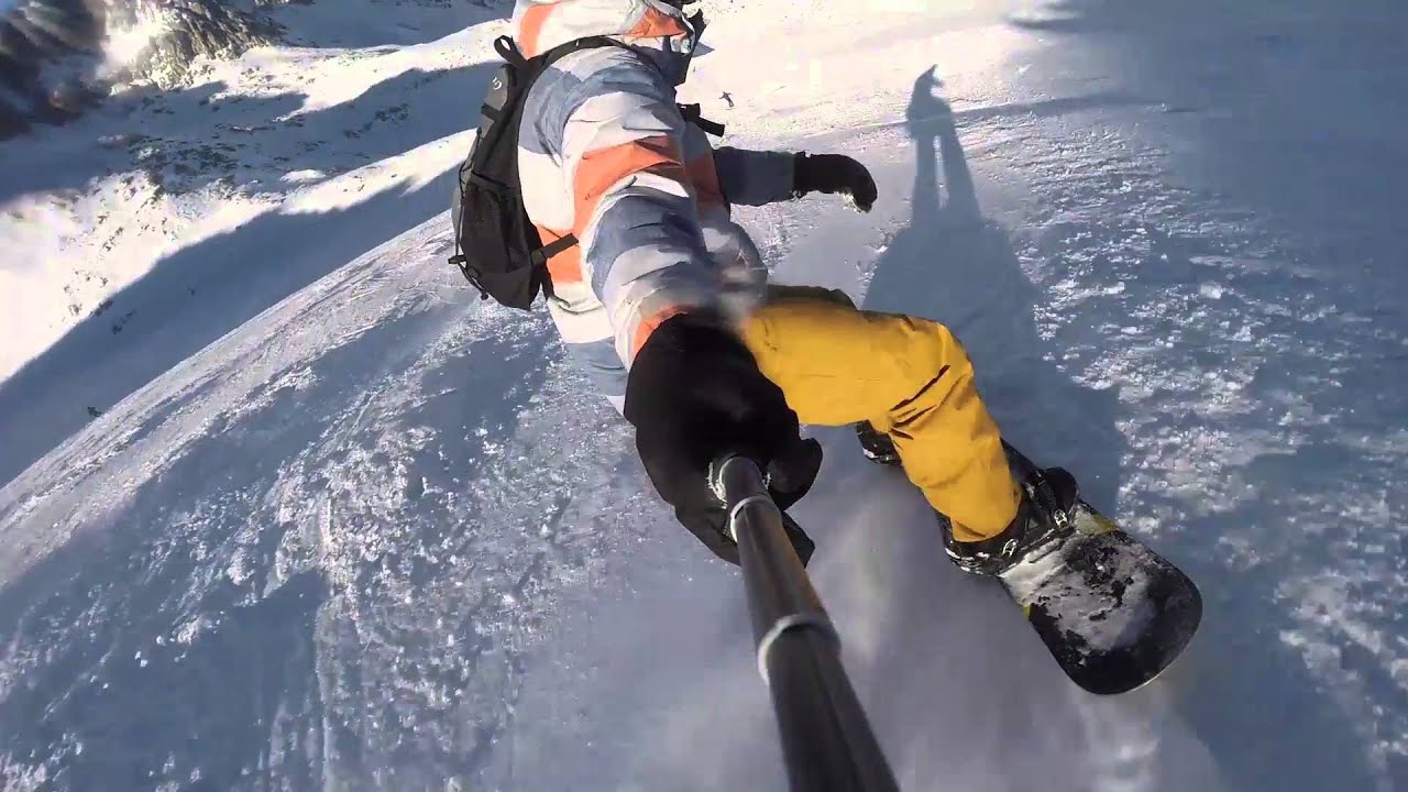 Snowboard Passo Tonale 110,7km/h GPS SPEED  HD HERO 3+ 2016.01.27