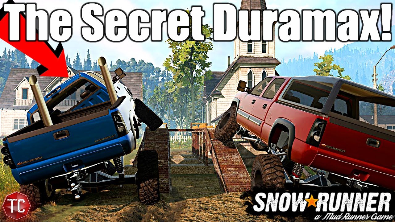 SnowRunner: THIS NEW Cateye Duramax Has A SECRET FEATURE!