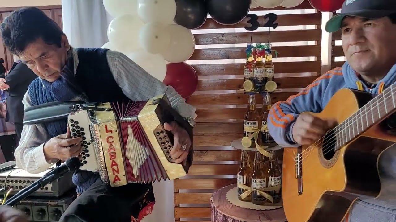 Los Hermanos Cabana, Omar Cuellar, Jorge Yulán en el cumpleaños de Jorgito Suarez. Chamame 24/08/24