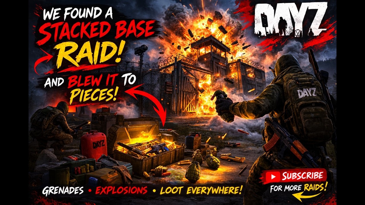 DayZ Base Raid Mayhem – Grenades, Explosions & Glory Loot!