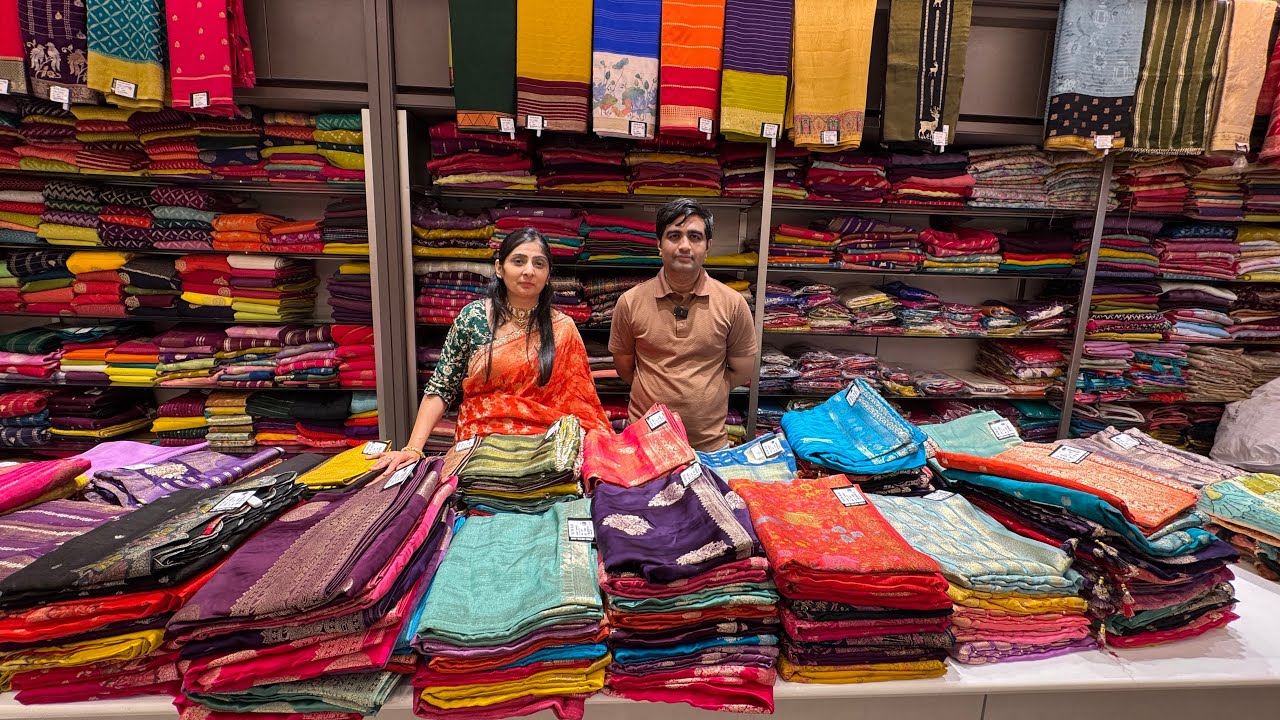 Exclusive Banarasi Saree Collections from Ratan Silks | Biggest Showroom at Bangalore Hanumanthnagar