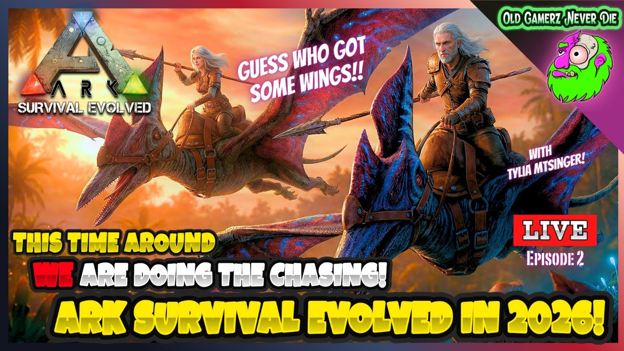 Now WE are the Hunters!  Its Ark Survival Evolved in 2026! First Time Play Thru w/ Tylia MtSinger