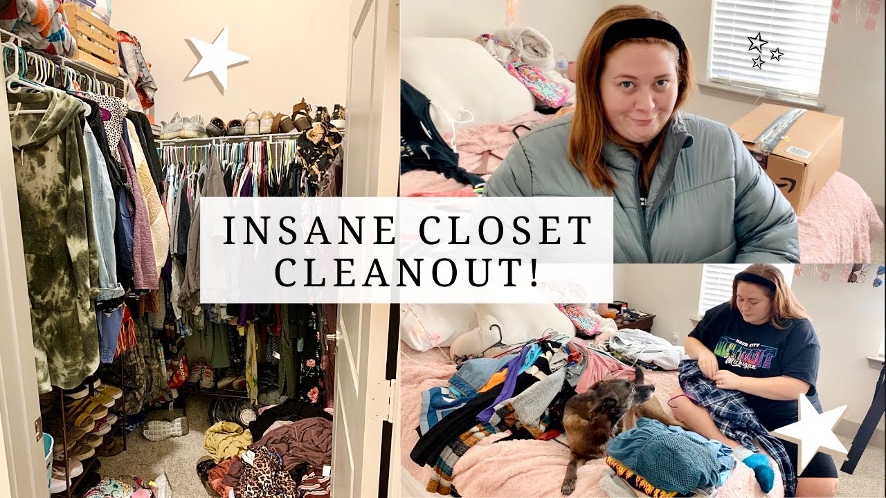 *INSANE* CLOSET CLEAN OUT! |Marie Kondo Method|