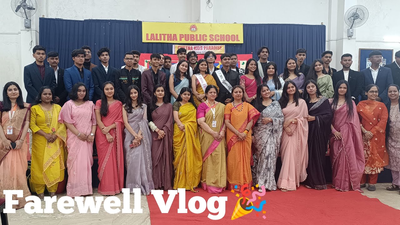 Lalitha public school Farewell🎊🪩[2025-2026]