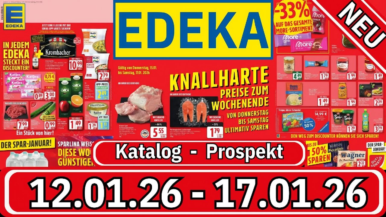 Edeka Prospekt 12.01.&ndash;17.01.2026! 🛒 | Diese Angebote sollte man sich ansehen!