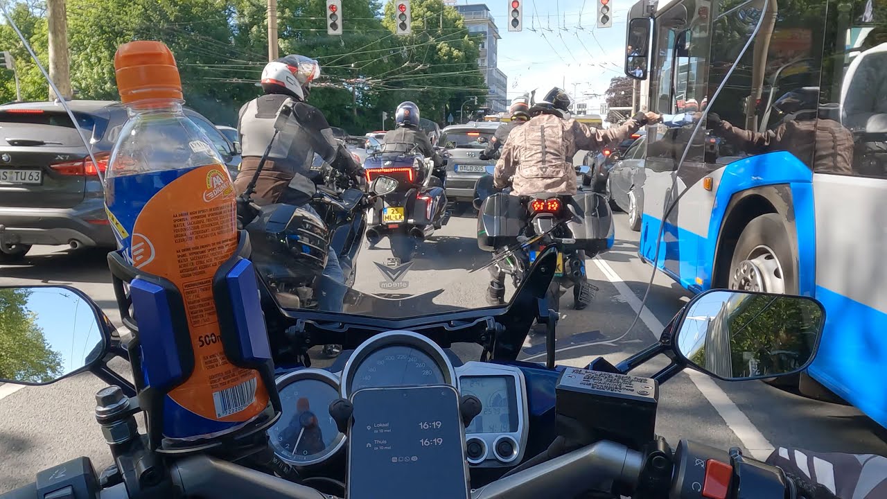 The motorcycle tour was so enjoyable that the bus driver made friends in Germany
