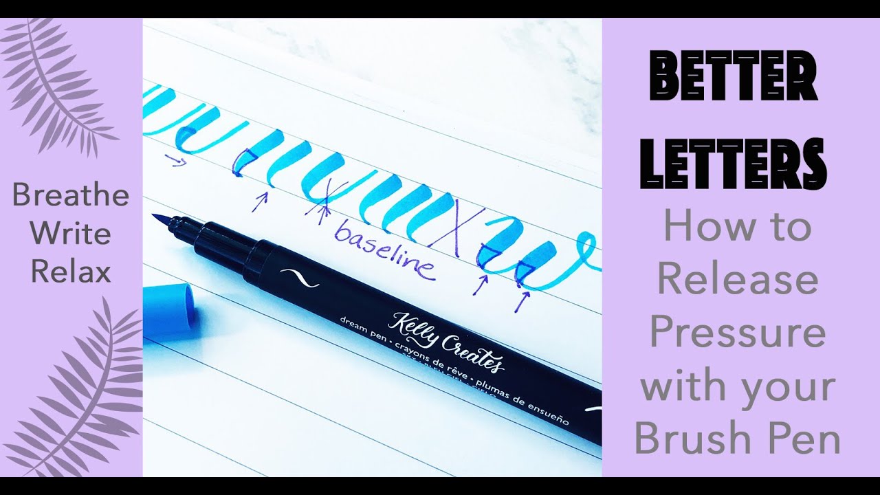 Better Letters: How to practice releasing pressure